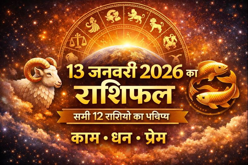 13 जनवरी 2026 का राशिफल सभी राशियों के लिए