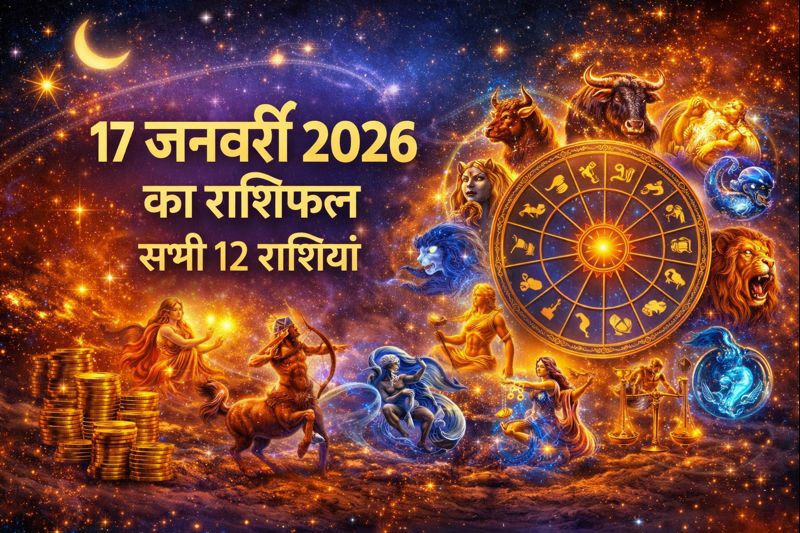 17 जनवरी 2026 का राशिफल सभी 12 राशियों के लिए