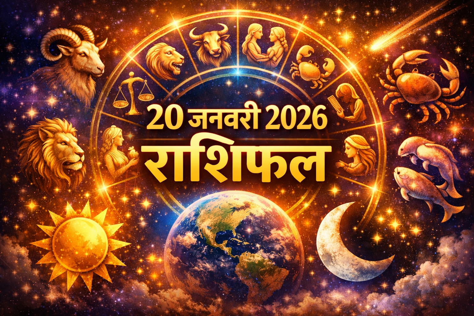 20 जनवरी 2026 सभी राशियों का दैनिक राशिफल